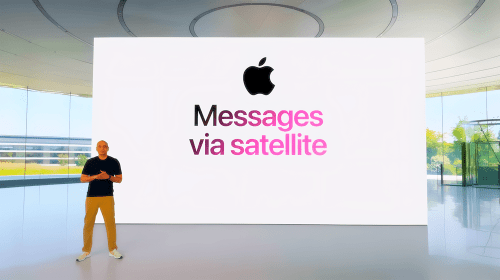 Apple Introduces Satellite-Powered iMessage